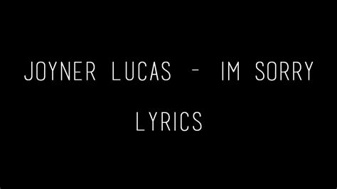 joyner lucas im  lyrics youtube