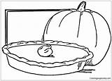Coloring Pie Pumpkin Pages Printable Color Creamy Cake Supercoloring Version Click sketch template