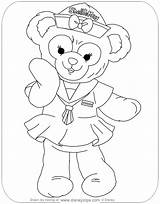 Coloring Duffy Bear Pages May Shellie Friends Stella Lou Disneyclips sketch template
