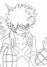 Coloring Pages Mha Academia Hero Print Popular sketch template