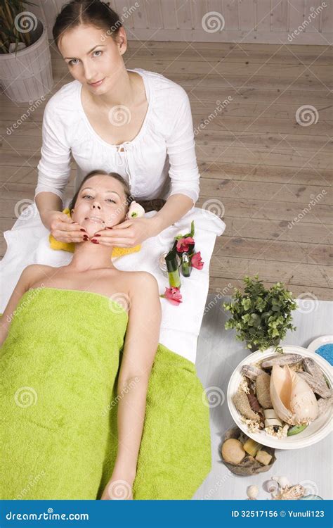 stock photo attractive lady  spa treatment stock photo image