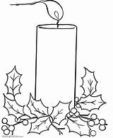 Candle Christmas Coloring Pages Candles Advent Printable Drawing Colouring Clipart Color Print Sheets Bells Fun Holiday Printing Clip Kids Templates sketch template