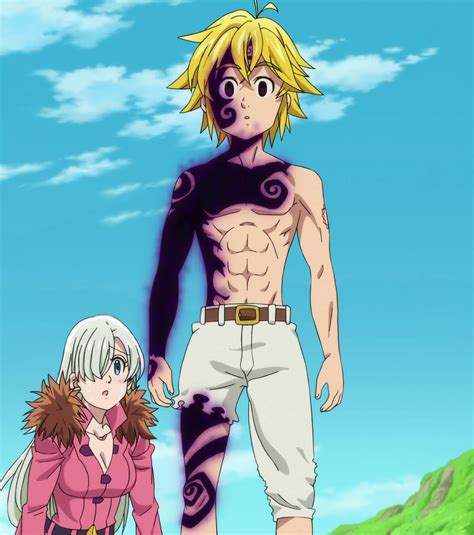 Image Meliodas Activating His Demon Powers Png Nanatsu No Taizai