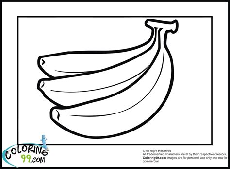 banana coloring pages team colors
