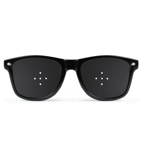 5 holes anti fatigue eyesight vision improve pinhole stenopeic glasses pin hole sunglasses