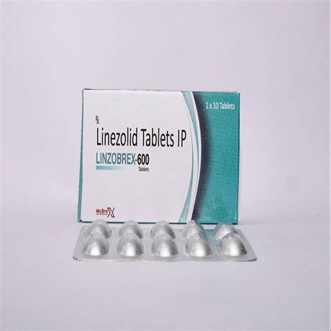 linzobrex  linezolid  mg tablet rs  box mcbrex lifesciences id