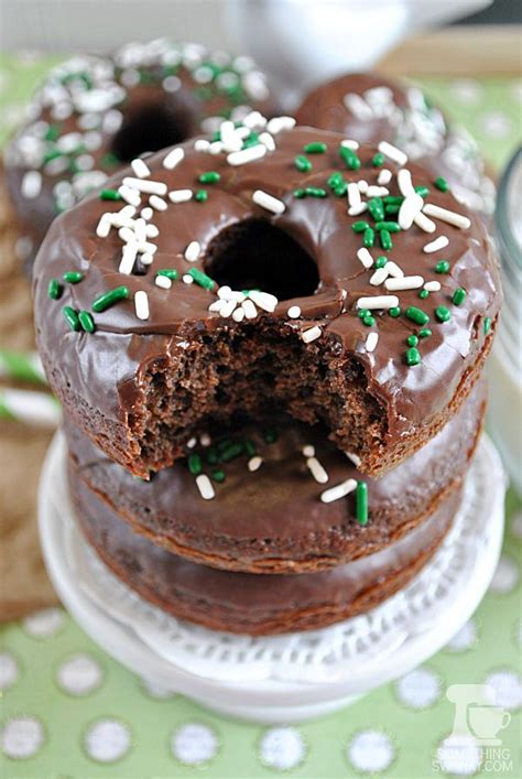 chocolate donuts with irish cream ganache recipe