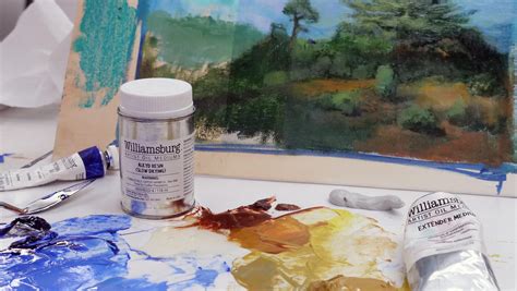 williamsburg alkyd resin  extender medium  paint