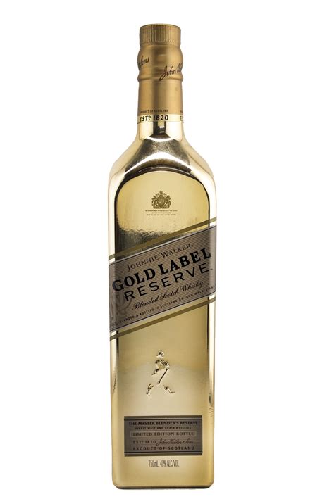 johnnie walker gold label reserve limited edition gold bottle oaksliquorscom