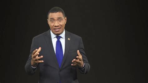 Jamaica Prime Minister Andrew Holness Leader Of A Maroon Sect Clash
