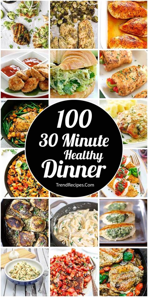 100 30 minute healthy dinner recipes cheap healthy dinners cheap