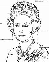 Warhol Coloriage Regina Elisabetta Ausmalbilder Supercoloring Imprimer Reine Ii Tegninger Ausmalbild Coloringhome Farvelægning Colorier sketch template