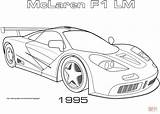 Coloring Mclaren F1 Pages Lm Car Printable Chevrolet 1995 Super Cars Maclaren Cool Choose Board sketch template