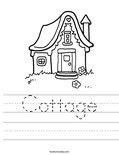 cottage coloring page twisty noodle