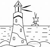 Leuchtturm Lighthouse Designlooter sketch template