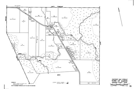 property lines map  address maps model