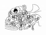 Coloring Pages Avengers Spider Team Thanos Members Printable Iron Getdrawings Kids Four Quicksilver Getcolorings Halloween Colorings sketch template