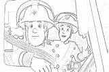 Coloring Pages Firefighter Fireman Fire Kids Printable Color Firemen Firehouse Brigade Sam Cartoon Popular Clipart Fighter Coloringhome Getcolorings Library Line sketch template