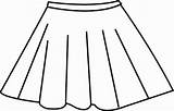 Skirt Coloring Pages Jupe Printable Kids Flat Une Skirts Templates Template Drawing Sheet Girl Shorts Pleated Clothes Dress Coloriage Girls sketch template