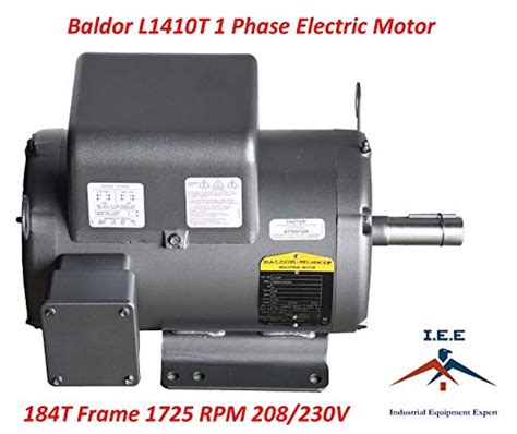 hp single phase baldor electric compressor motor  frame lt  volt electric motor