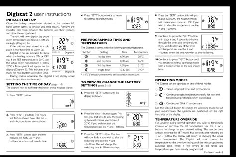 drayton digistat  user instructions     pages