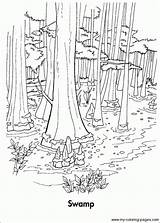 Swamp Coloring 796px 32kb sketch template