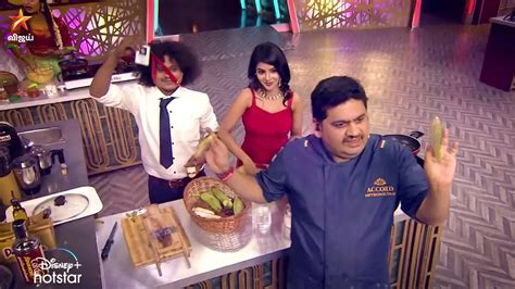 tamil reality show cook  comali eliminated candidate indian express tamil