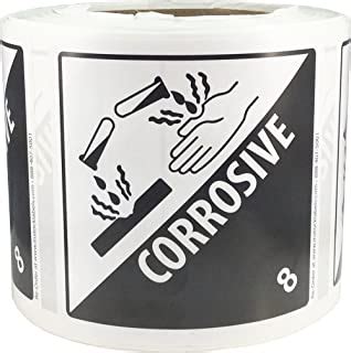 corrosive   label cargo consolidators agency limited