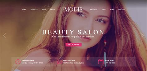 fashion website spa salon makeup cosmetics hair extension
