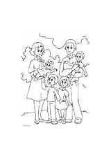 Para Familia Colorear Coloring Family Dibujo Malvorlage Familie Neue La Famille Con Madre Mother Coloriage Mutters Nueva Nouvelle Chez Divorce sketch template
