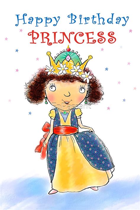Happy Birthday Princess By Enpassant Redbubble
