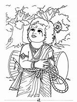 Krishna Coloring Book Krishnastore sketch template