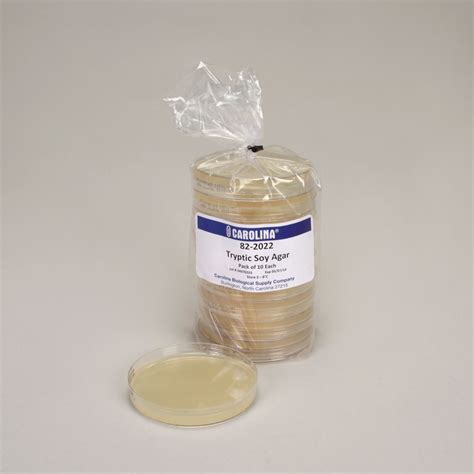 tryptic soy  prepared media plates    mm pack