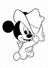 Mickey Mouse Coloring Pages Toddlers Baby Printable Call sketch template