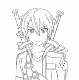 Sword Coloring Kirito Pages Drawing Anime Sao Crunchyroll Drawings Line Lineart Deviantart Pintable Asuna Colored Related Print Designlooter Getdrawings Getcolorings sketch template