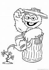 Sesame Elmo Grouch sketch template