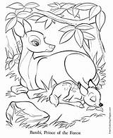 Bambi Coloring sketch template