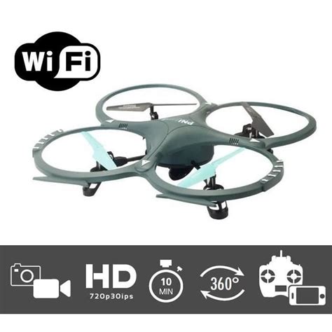 pnj discovery drone avec camera hd p integree flip  radio commande achat vente