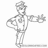 Helpers Community Police Coloring Pages Coloring4free Traffic Color Man Preschool Printable Teacher Related Posts Nurse sketch template