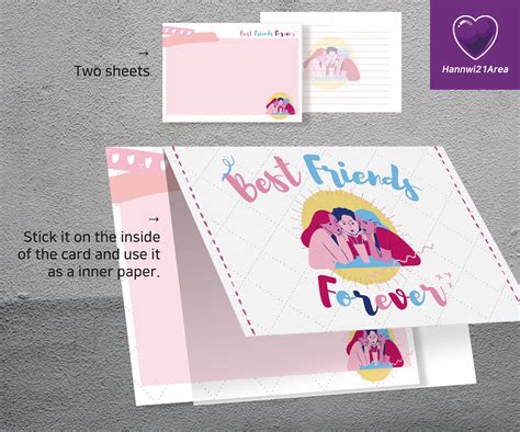 friends  card printable funny friendship etsy