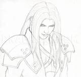 Sephiroth Dragoart sketch template