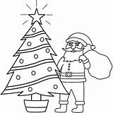 Santa Christmas Tree Claus Coloring Clipart Printables Pages Worksheets Behind Bigactivities Results Search Merry Print Activity Do Popular Coloringhome sketch template