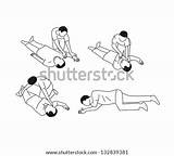 Position Recovery Stock Vector Aid First Royalty Shutterstock Cpr Into Vectors sketch template