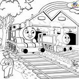 Thomas Friends Train Rosie Printable Coloring Drawing Pages Colouring Kids Railway Scenery Tank Engine Book Percy Fun Drawings Clip Cartoon sketch template