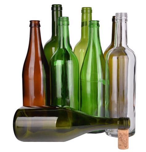 Cheap Fancy Liquor 500 Ml Colored Wine Jar Glass Bottle