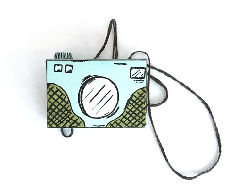 printable paper camera  small world