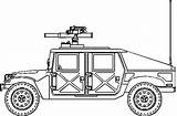 Humvee Hmmwv Hummer Missile Tow Blueprint M1045 sketch template