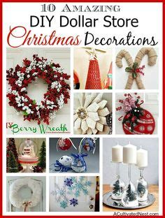 dollar tree budget christmas craft  decorating ideas