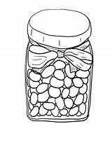 Jelly Bean Stamps Colouring Kidsdrawing Jars sketch template