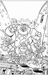 Coloring Pages Chip Dale Rescue Rangers Deviantart Disney Cover sketch template